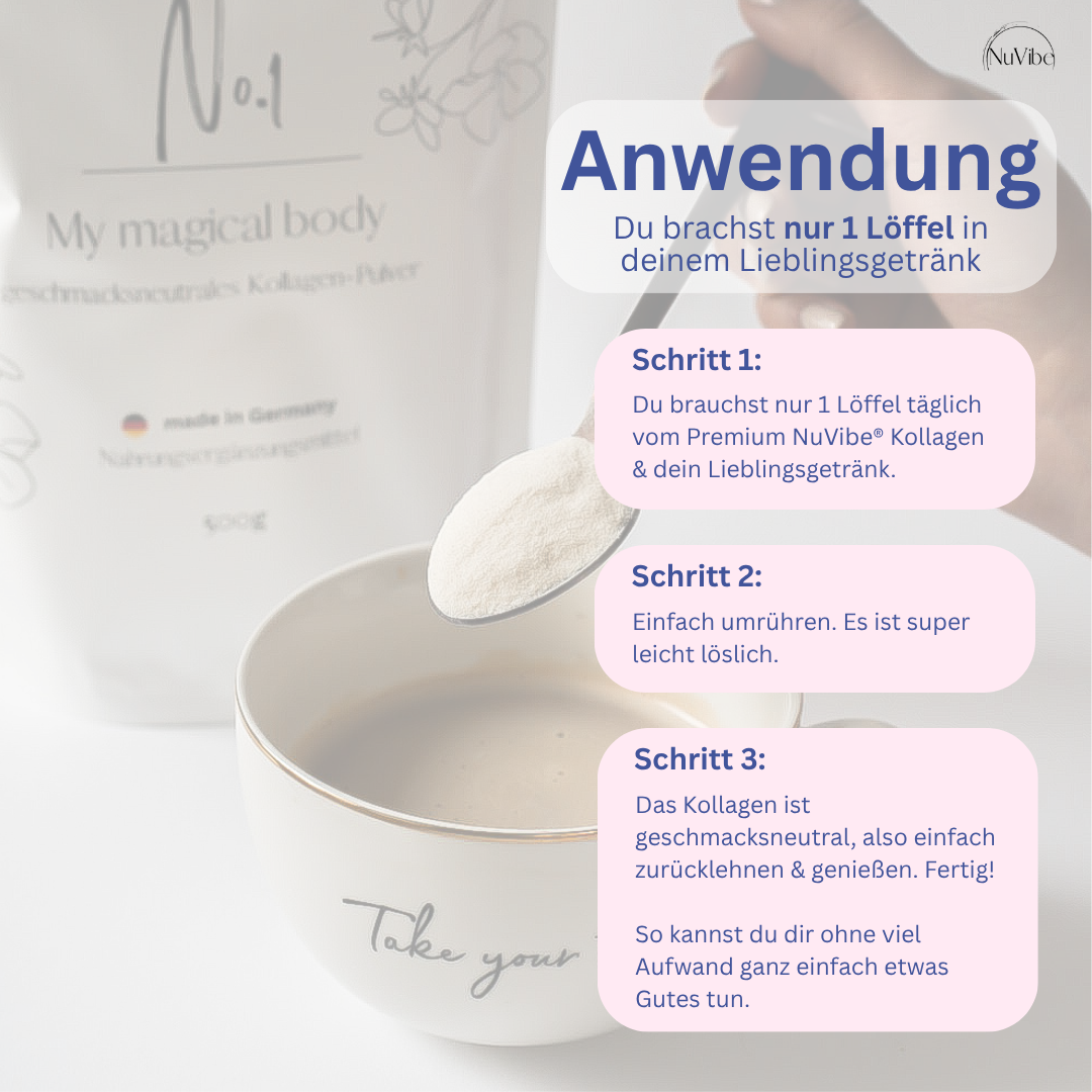 No.1 - Premium NuVibe® Kollagen Pulver